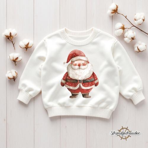 Buegelbild freundlicher Weihnachtsmann